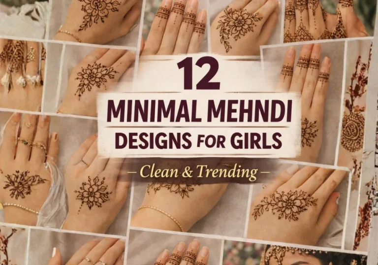12 Minimal Mehndi Designs for Girls Clean and Trending Ideas