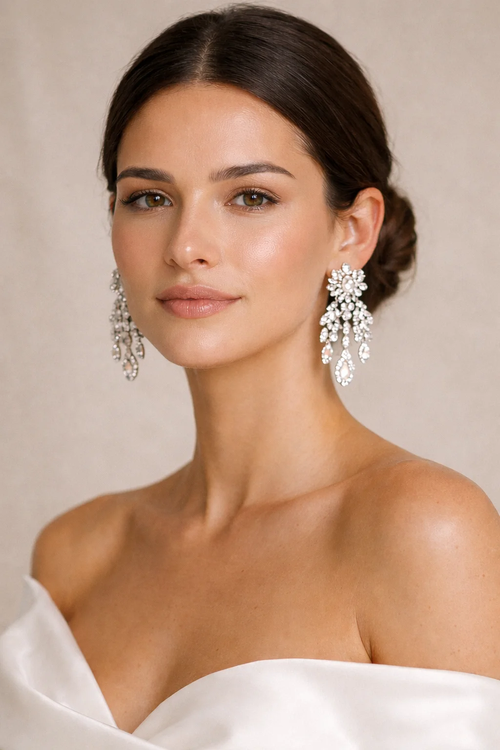 clean skin bridal makeup soft brown eyes minimal bridal makeup natural look