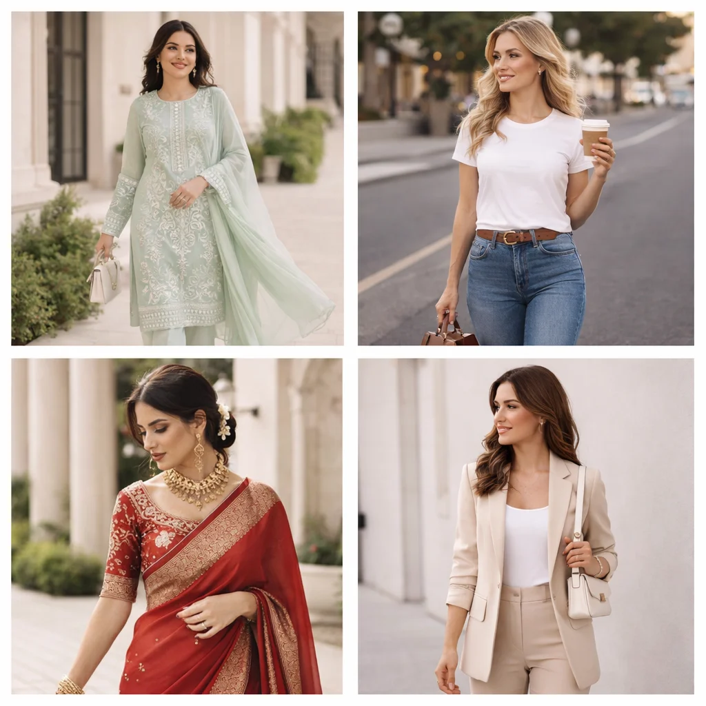 outfit ideas pakistani dresses western outfits and indian saree styles