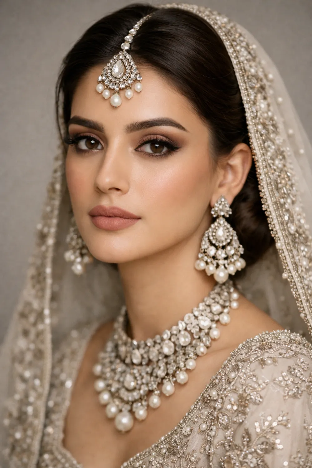 matte nude bridal makeup look for modern wedding bride