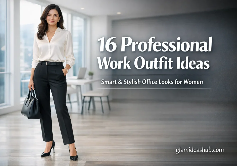 formal outfit ideas blog cover image showing elegant office outfit for women modern business fashion style